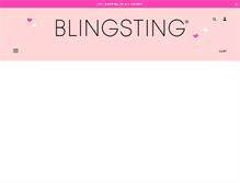 Tablet Screenshot of blingsting.com